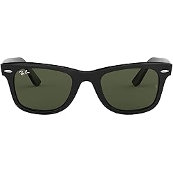 Ray-Ban Men-Women Wayfarer Sunglasses Black Frame Green Lens